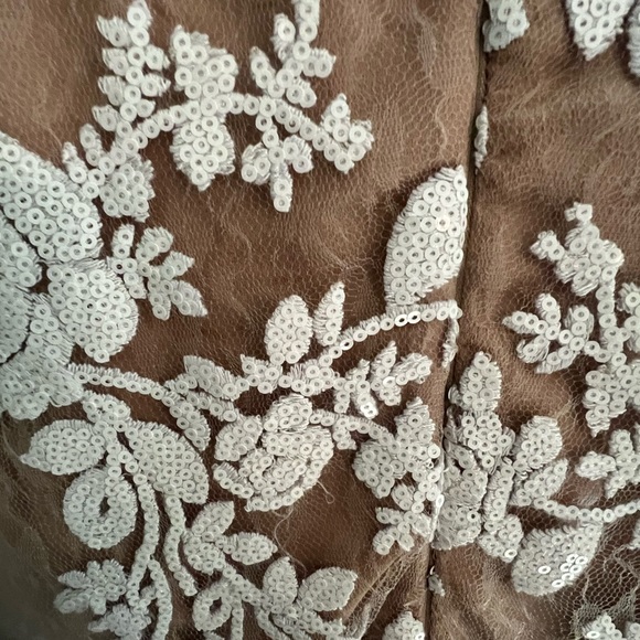 Dress the population lace/sequin dress! Size M - Picture 7 of 12